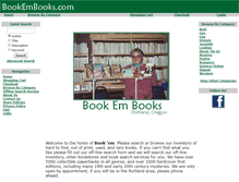 Tablet Screenshot of bookembooks.com